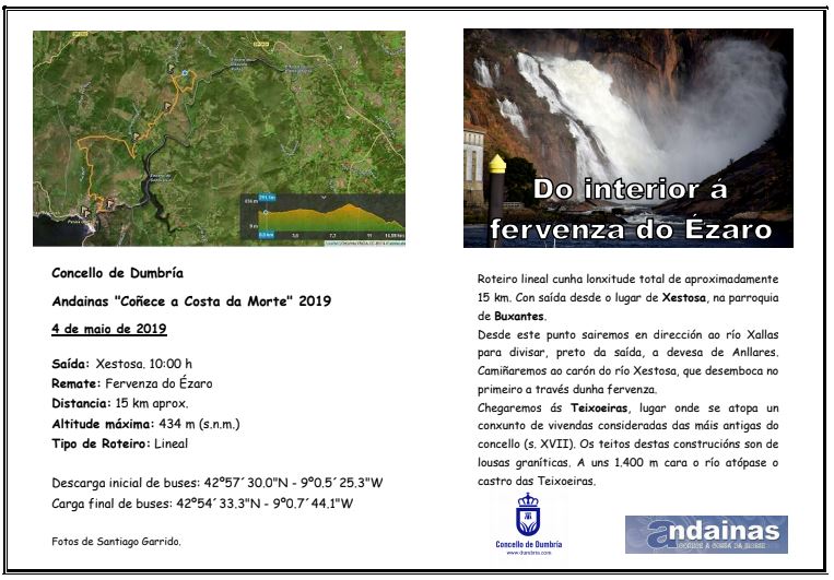 Andaina 2019 do Concello de Dumbría Andaina 2019 do Concello de Dumbría