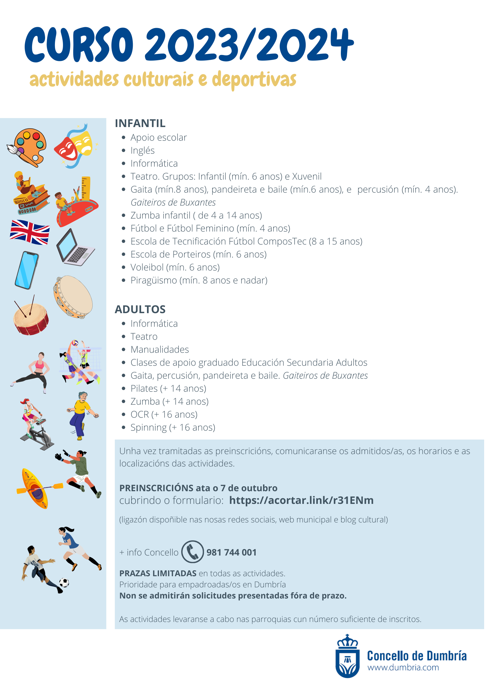 ACTIVIDADES CULTURAIS E DEPORTIVAS CURSO 2022/2023 ACTIVIDADES CULTURAIS E DEPORTIVAS CURSO 2022/2023