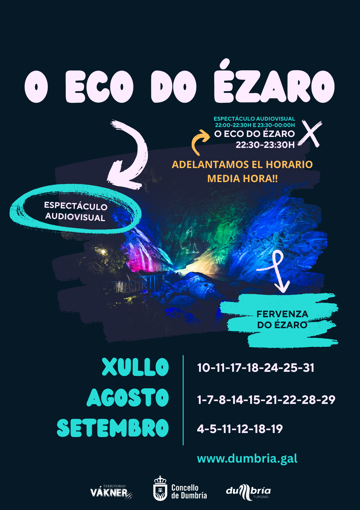 ADIÁNTASE O HORARIO DE ILUMINACIÓN