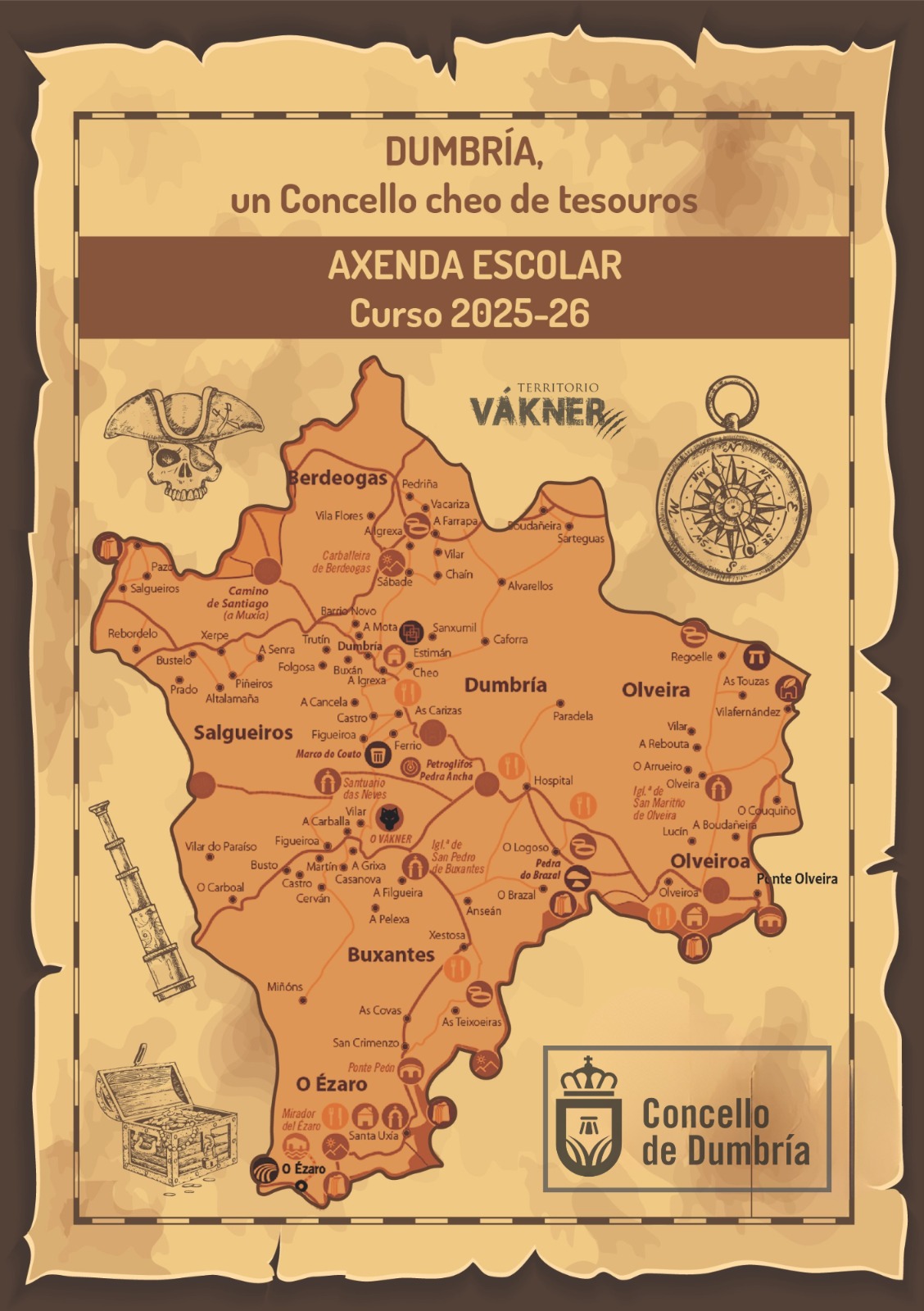 axenda dumbría un concello cheo de tesouros