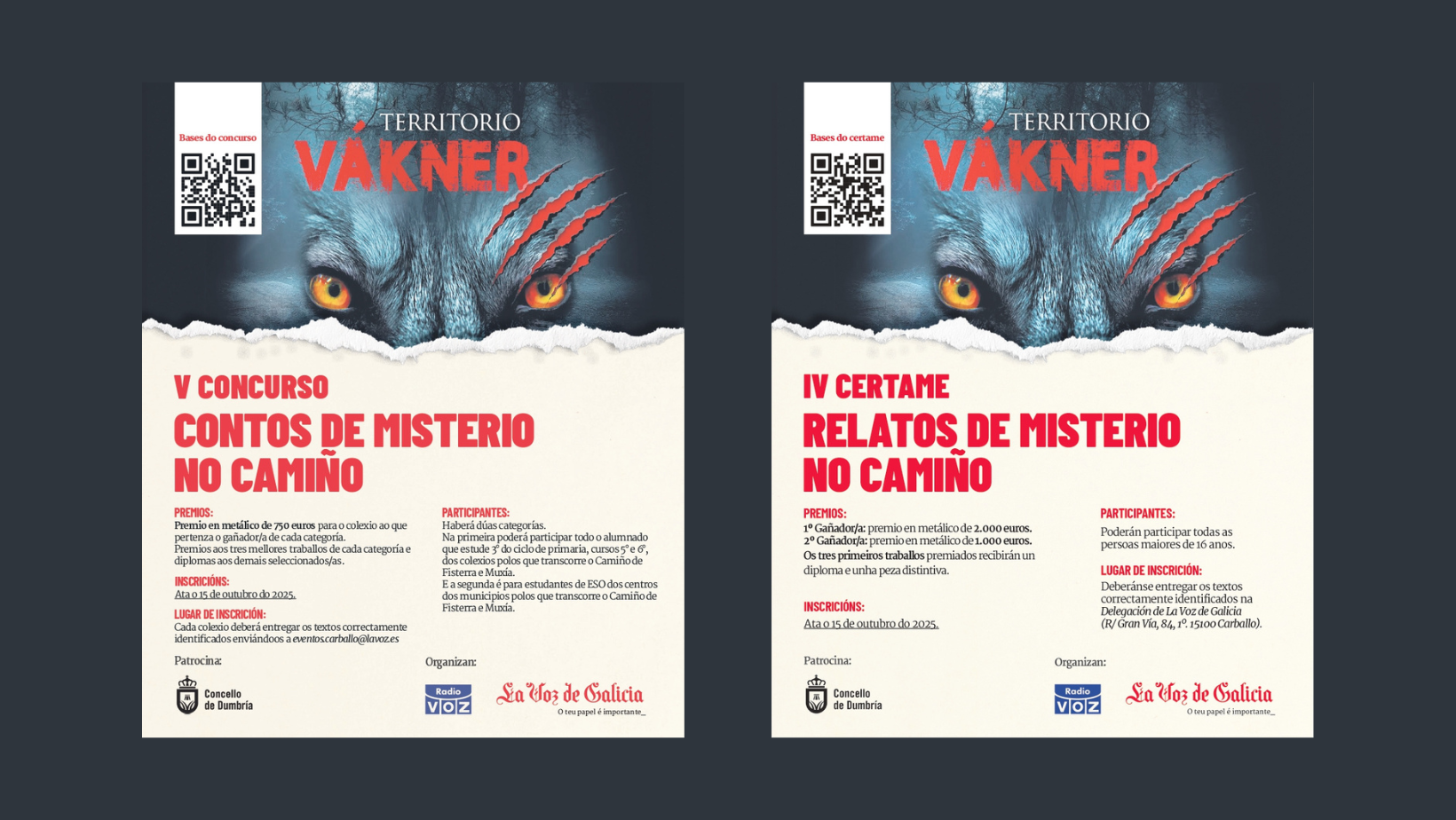 cartel certame literario territorio vákner 2025