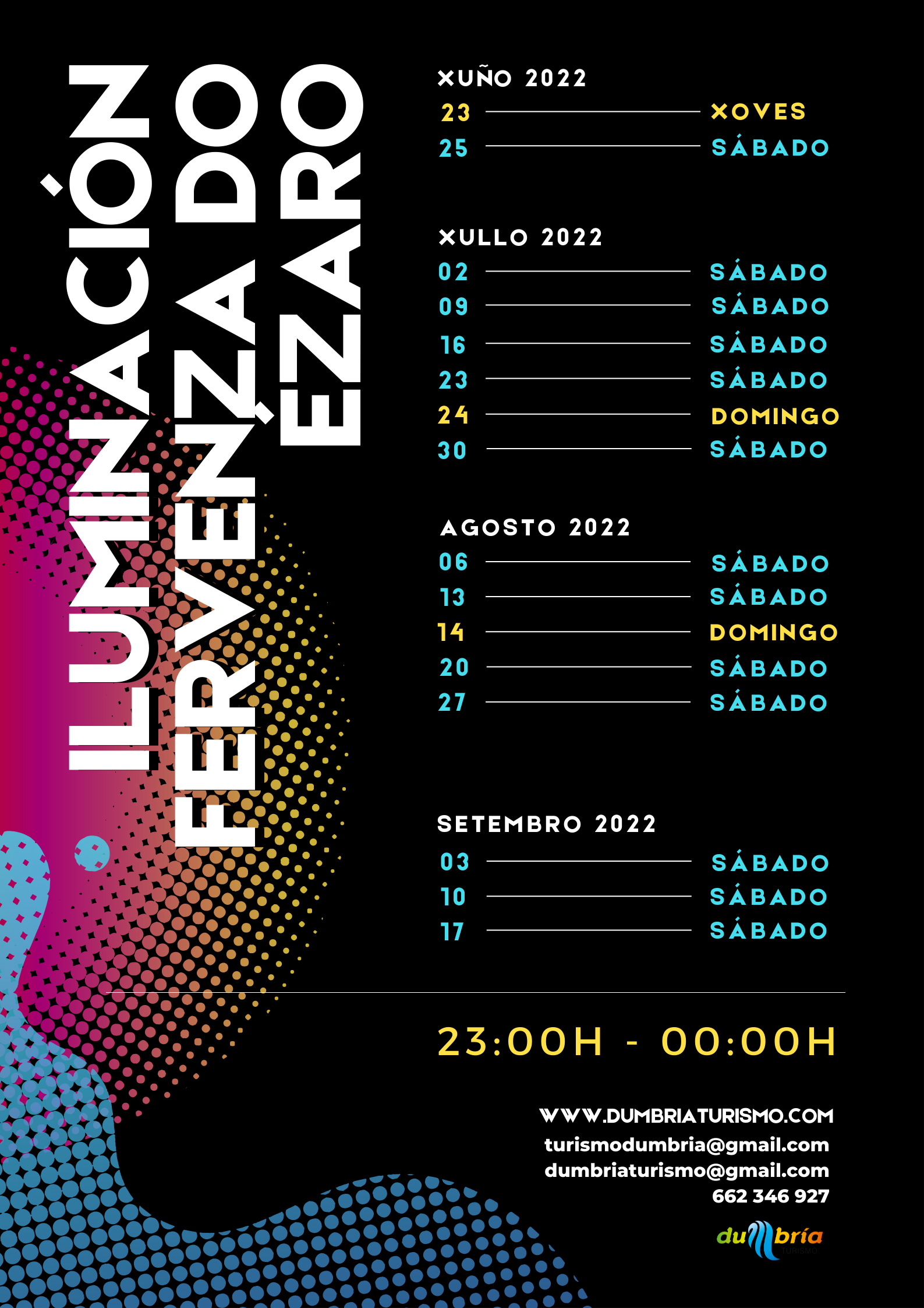 ILUMINACIÓN NOCTURNA FERVENZO DO ÉZARO 2022