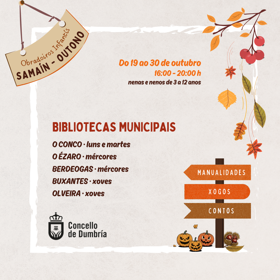 obradoiros de outono e Samaín