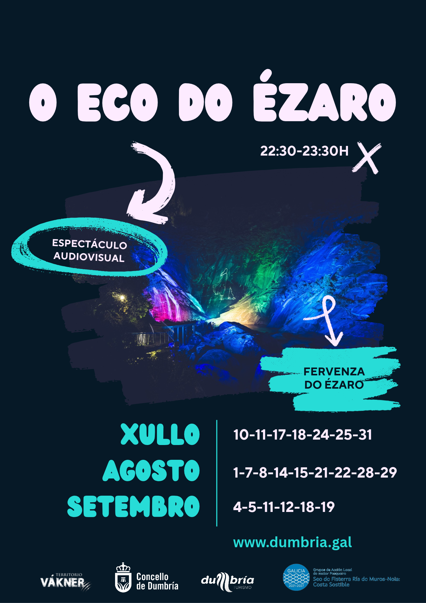 Iluminación Fervenza do Ézaro 2026