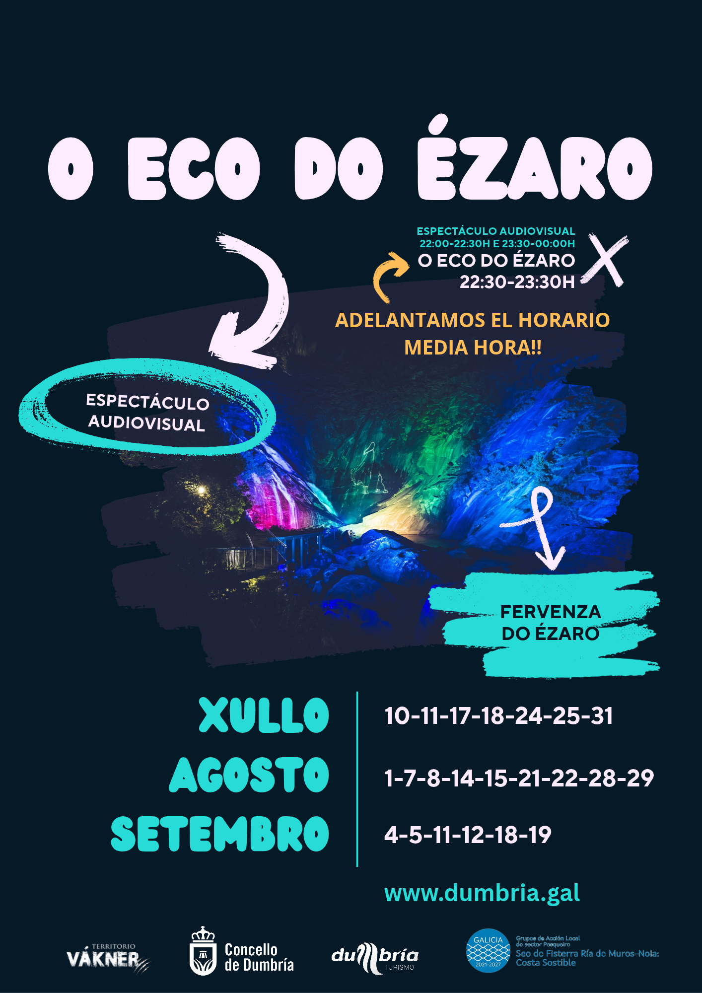 ADIÁNTASE O HORARIO DE ILUMINACIÓN