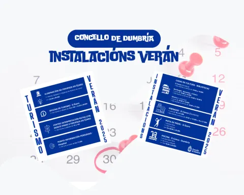 INSTALACIÓNS MUNICIPAIS VERÁN 2025. HORARIOS