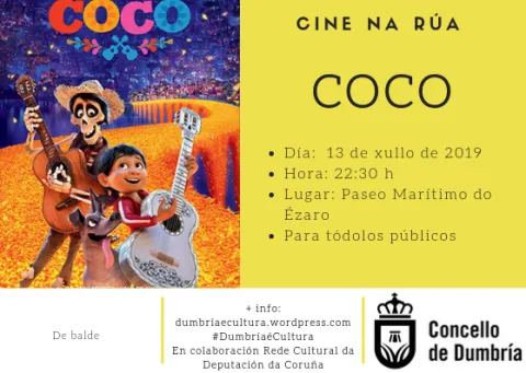CINE NA RÚA 2019. Concello de Dumbría