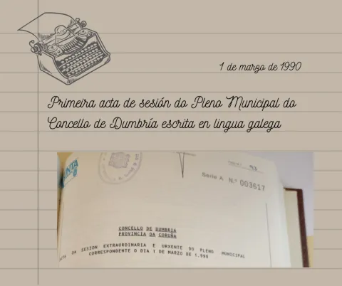 📕🖋#DumbríaNaHistoria. A lingua galega no Concello de Dumbría 📕🖋#DumbríaNaHistoria. A lingua galega no Concello de Dumbría