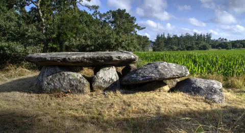 O dolmen da Pedra da Arca O dolmen da Pedra da Arca