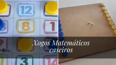 🎲 XOGOS MATEMÁTICOS CASEIROS 🎲 XOGOS MATEMÁTICOS CASEIROS