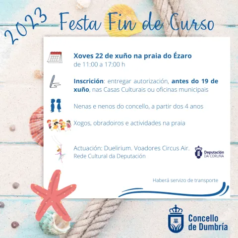 FESTA INFANTIL FIN DE CURSO 2023 FESTA INFANTIL FIN DE CURSO 2023