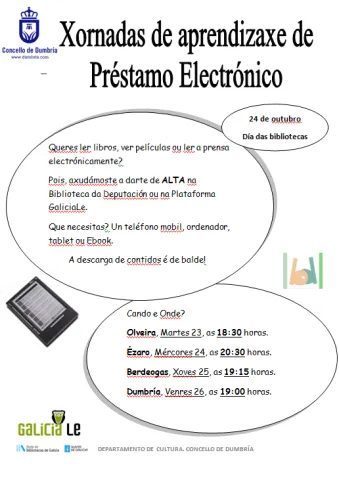 Préstamo electrónico_Xornada de aprendizaxe Préstamo electrónico_Xornada de aprendizaxe