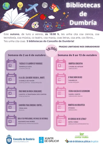 OUTONO NAS BIBLIOTECAS DE DUMBRÍA OUTONO NAS BIBLIOTECAS DE DUMBRÍA