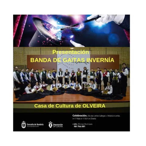 A Banda de Gaitas INVERNÍA  en Dumbría